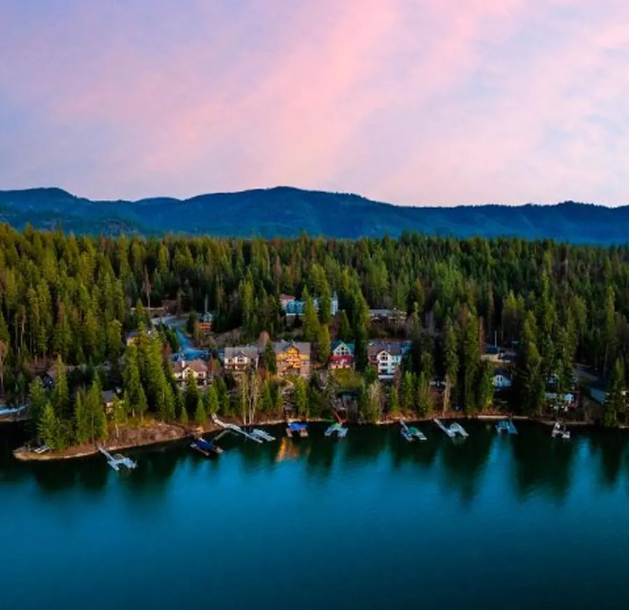 Hayden Lake Idaho waterfront forested shoreline